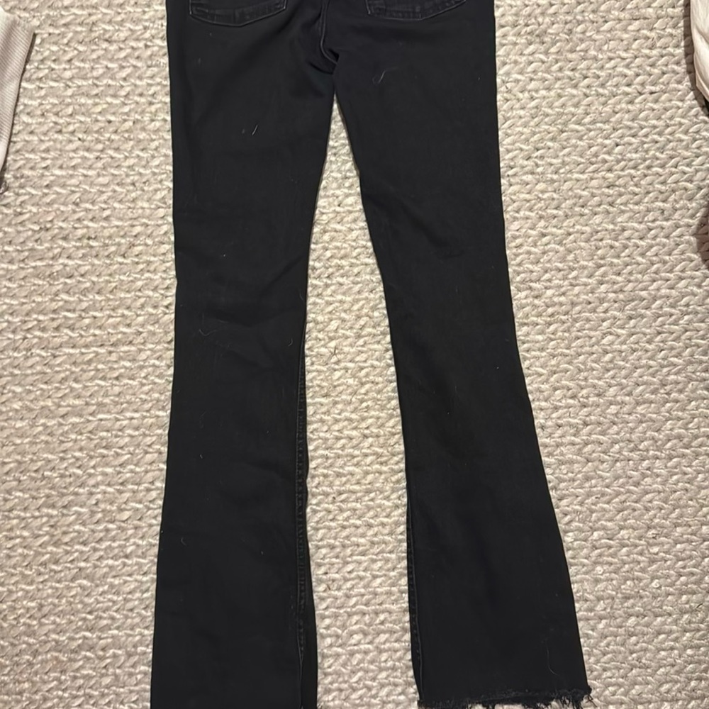 We The Free Black Flare Wide Leg Jeans